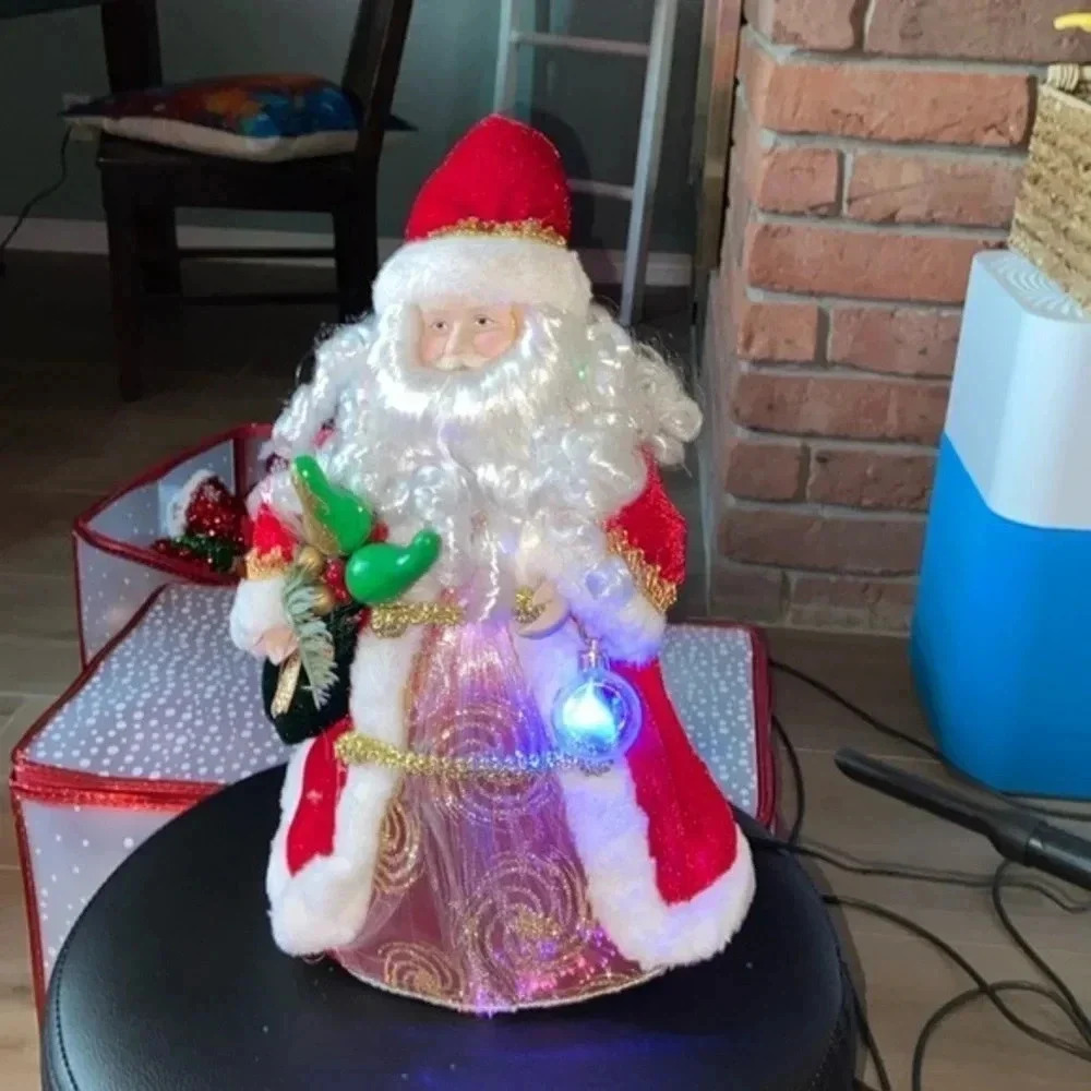 🎄Adorable Santa tree topper 🎄